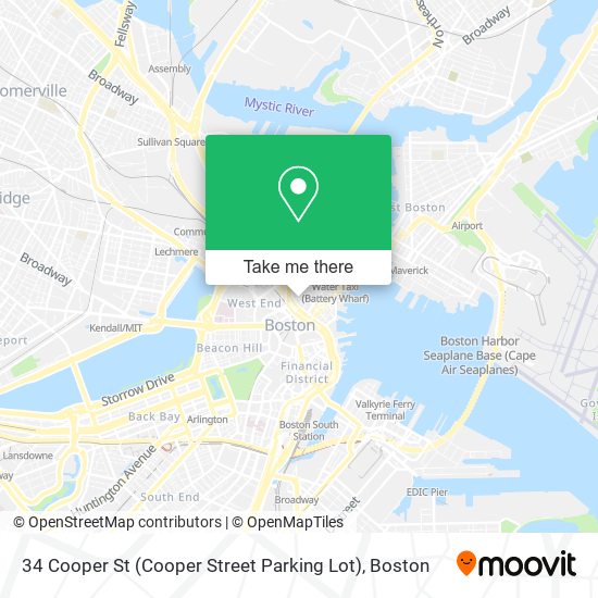 Mapa de 34 Cooper St (Cooper Street Parking Lot)