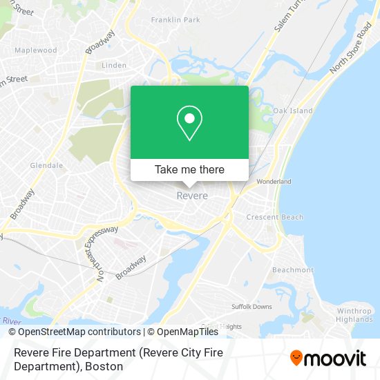 Mapa de Revere Fire Department