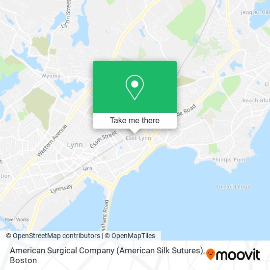Mapa de American Surgical Company (American Silk Sutures)
