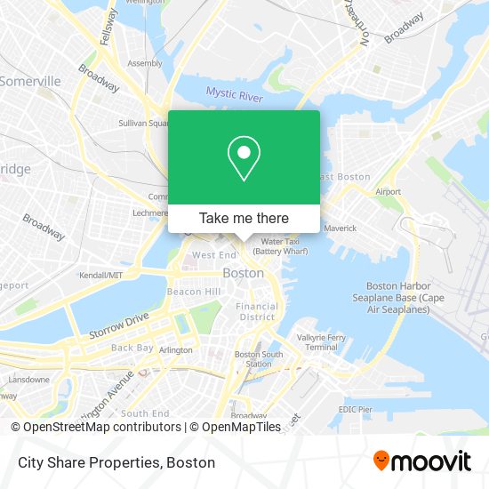 City Share Properties map