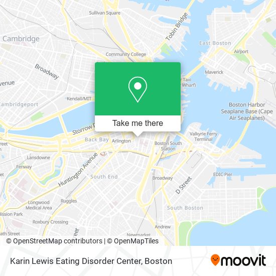 Karin Lewis Eating Disorder Center map