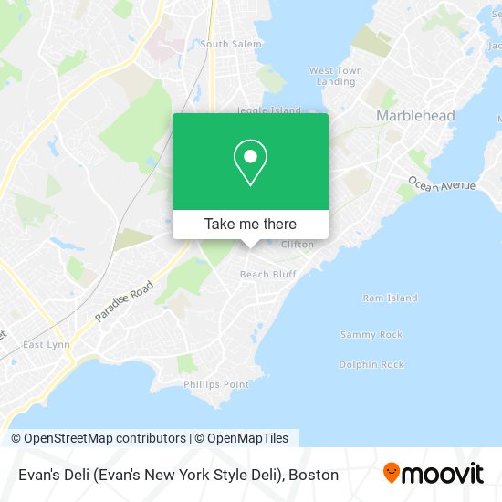 Evan's Deli (Evan's New York Style Deli) map