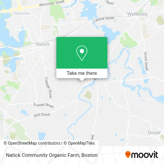 Natick Community Organic Farm map