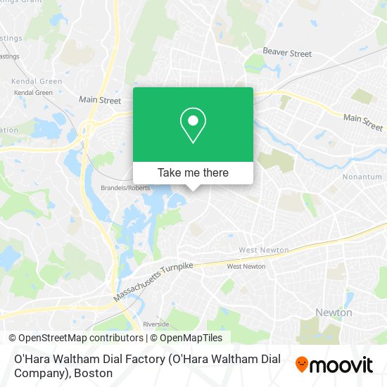 Mapa de O'Hara Waltham Dial Factory