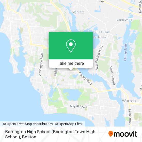 Mapa de Barrington High School
