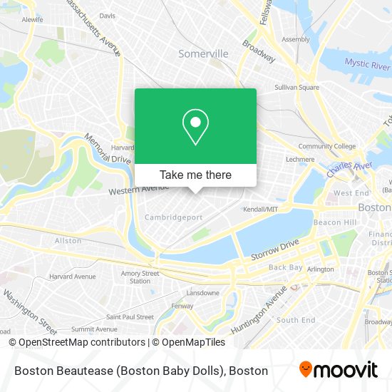 Boston Beautease (Boston Baby Dolls) map