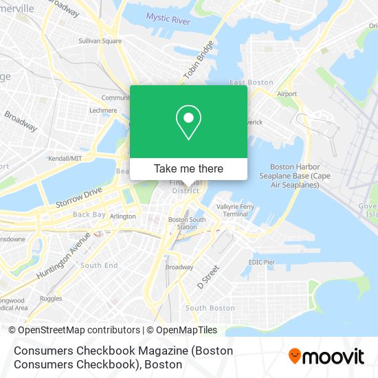 Mapa de Consumers Checkbook Magazine (Boston Consumers Checkbook)