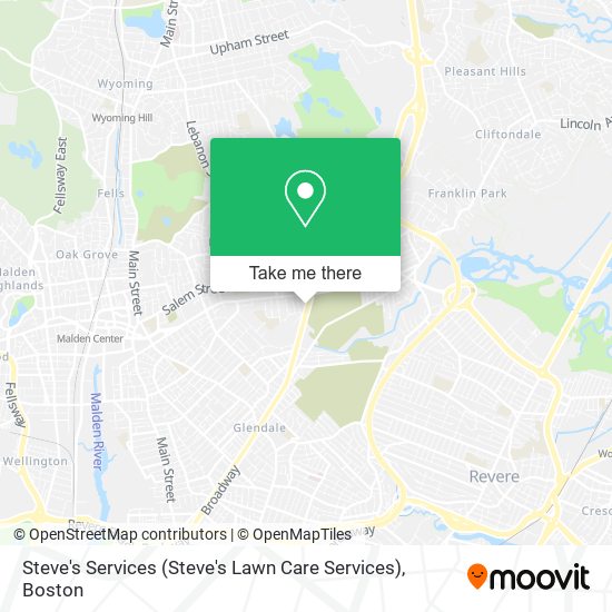 Mapa de Steve's Services (Steve's Lawn Care Services)