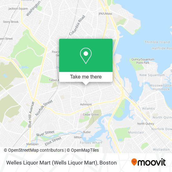 Mapa de Welles Liquor Mart (Wells Liquor Mart)
