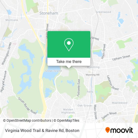 Mapa de Virginia Wood Trail & Ravine Rd