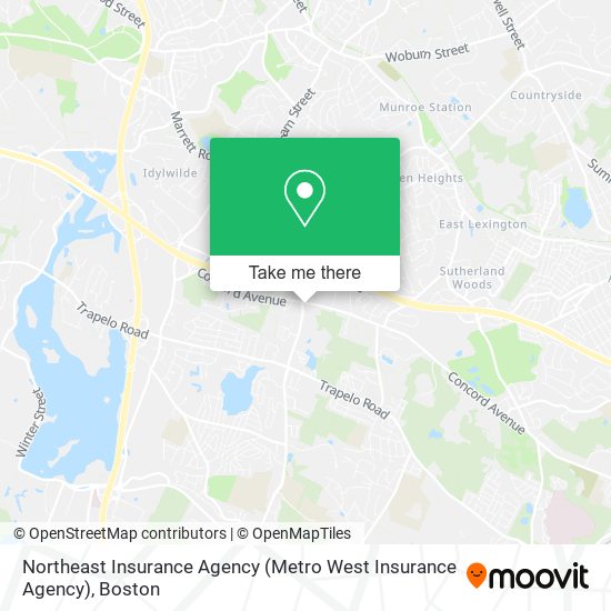 Northeast Insurance Agency (Metro West Insurance Agency) map