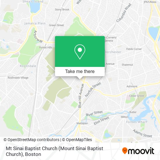 Mt Sinai Baptist Church map