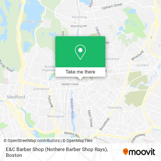 E&C Barber Shop (Nothere Barber Shop Rays) map