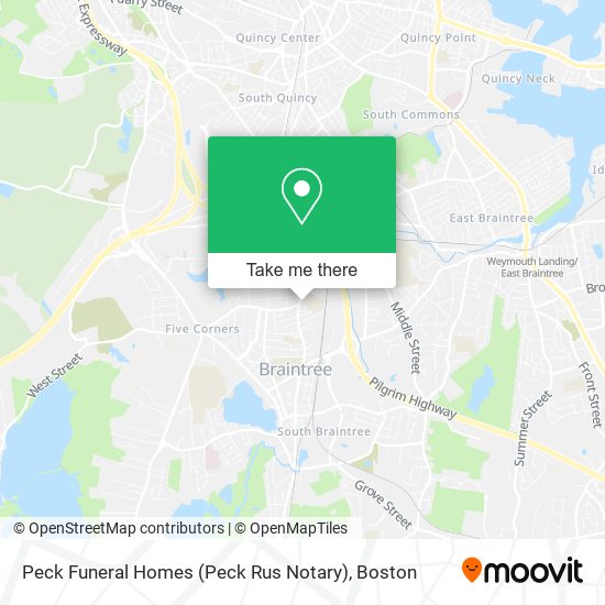 Peck Funeral Homes (Peck Rus Notary) map