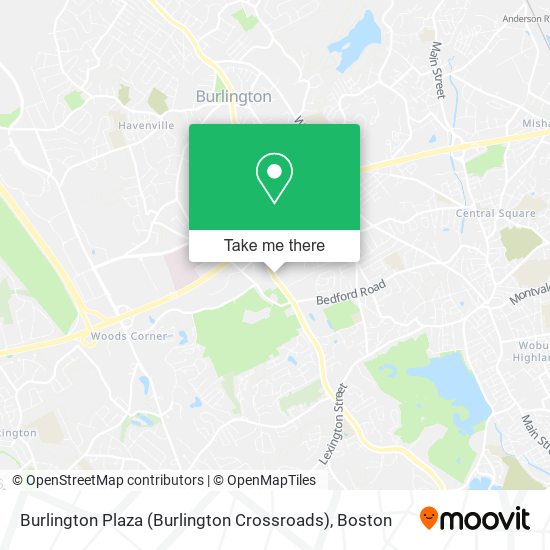 Burlington Plaza (Burlington Crossroads) map