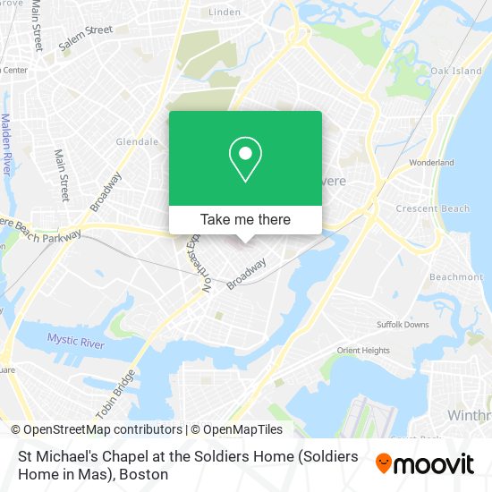 St Michael's Chapel at the Soldiers Home (Soldiers Home in Mas) map