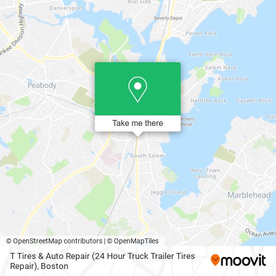 T Tires & Auto Repair (24 Hour Truck Trailer Tires Repair) map