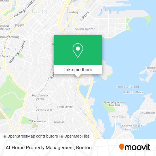 At Home Property Management map