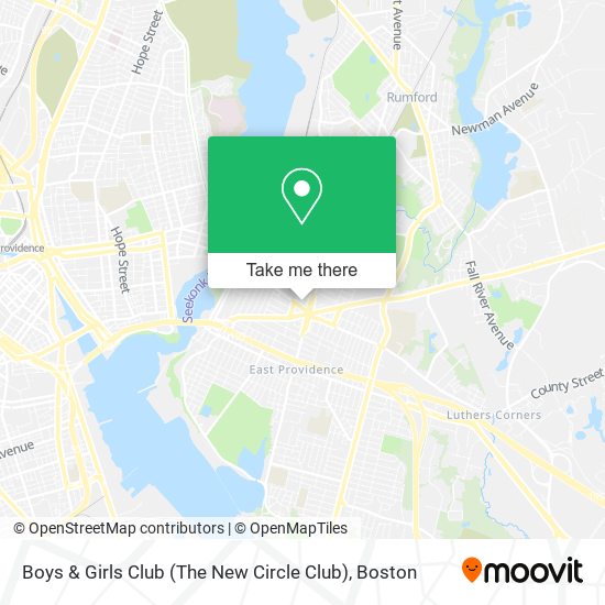 Mapa de Boys & Girls Club (The New Circle Club)