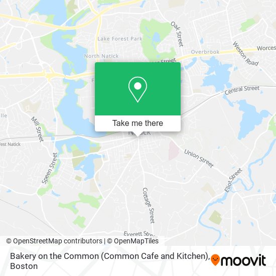Mapa de Bakery on the Common (Common Cafe and Kitchen)