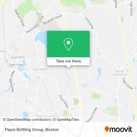 Pepsi Bottling Group map