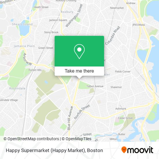 Mapa de Happy Supermarket (Happy Market)