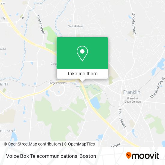 Voice Box Telecommunications map