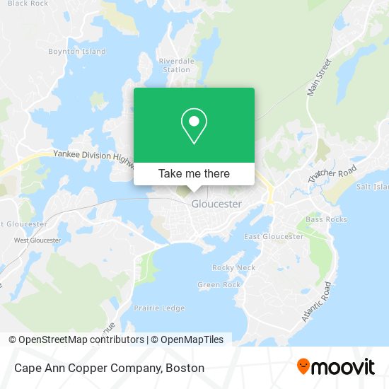 Cape Ann Copper Company map