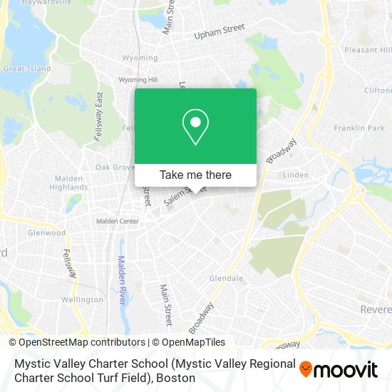 Mapa de Mystic Valley Charter School (Mystic Valley Regional Charter School Turf Field)