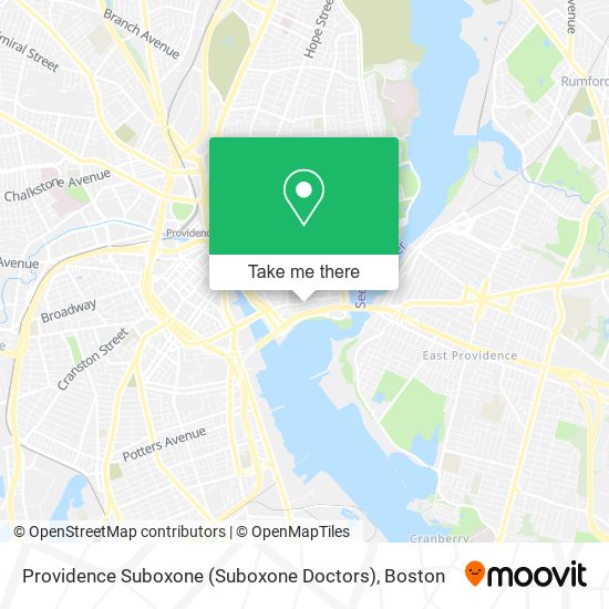 Mapa de Providence Suboxone (Suboxone Doctors)