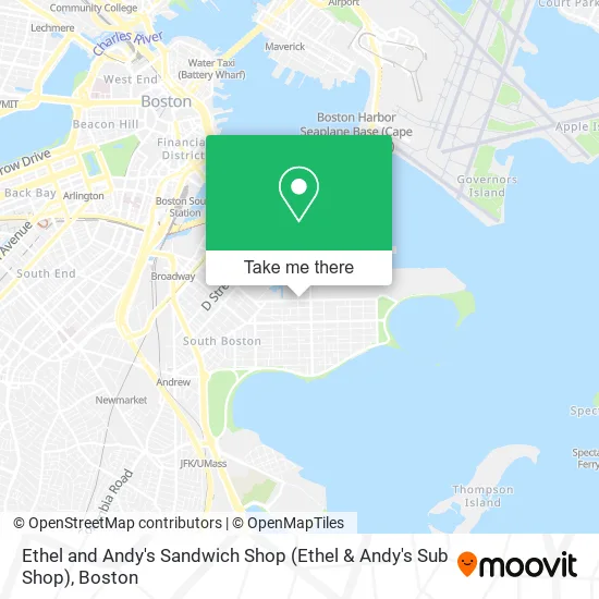 Mapa de Ethel and Andy's Sandwich Shop (Ethel & Andy's Sub Shop)