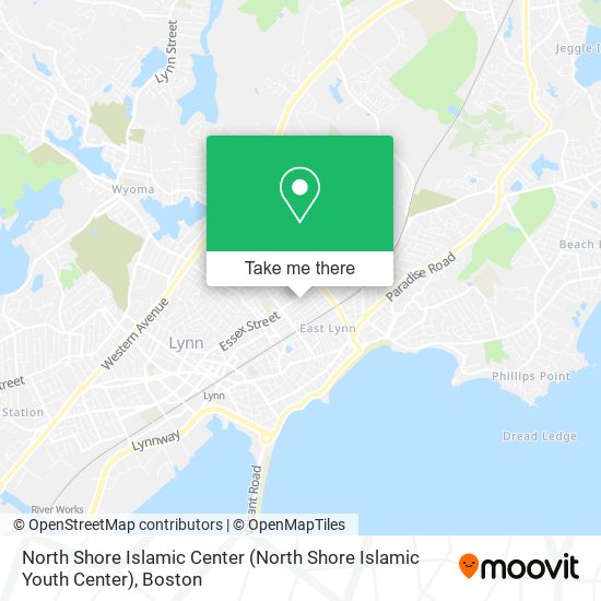 North Shore Islamic Center map