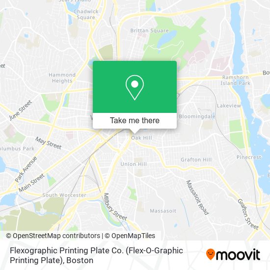 Mapa de Flexographic Printing Plate Co. (Flex-O-Graphic Printing Plate)
