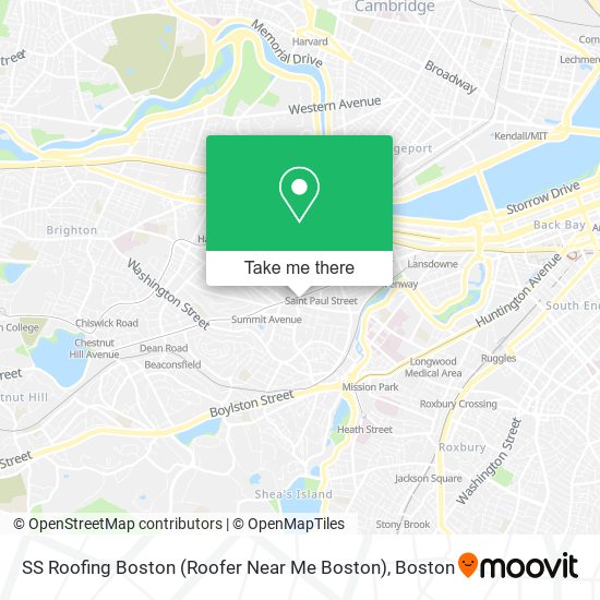 SS Roofing Boston (Roofer Near Me Boston) map