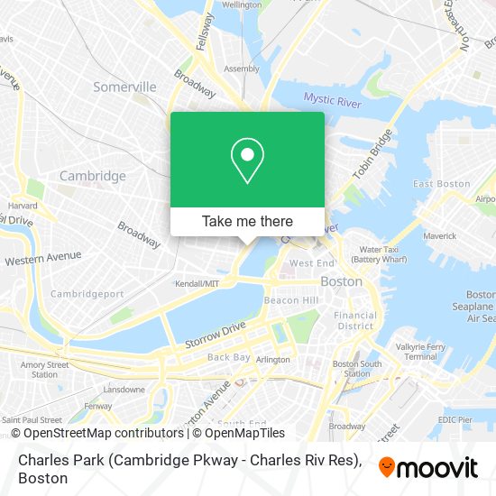 Charles Park (Cambridge Pkway - Charles Riv Res) map