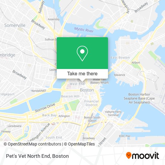 Mapa de Pet's Vet North End