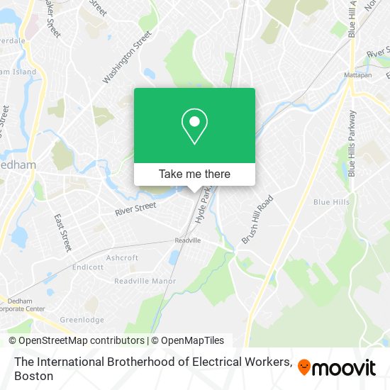 The International Brotherhood of Electrical Workers map