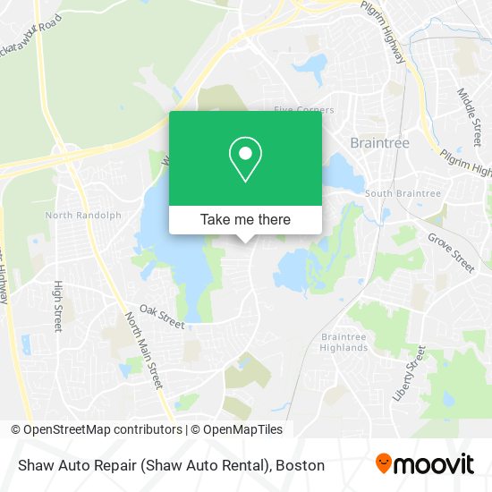 Shaw Auto Repair (Shaw Auto Rental) map