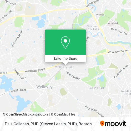 Paul Callahan, PHD (Steven Lessin, PHD) map