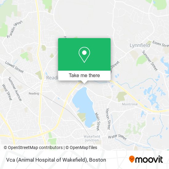Vca (Animal Hospital of Wakefield) map