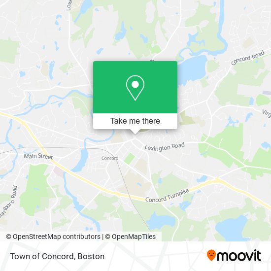 Mapa de Town of Concord