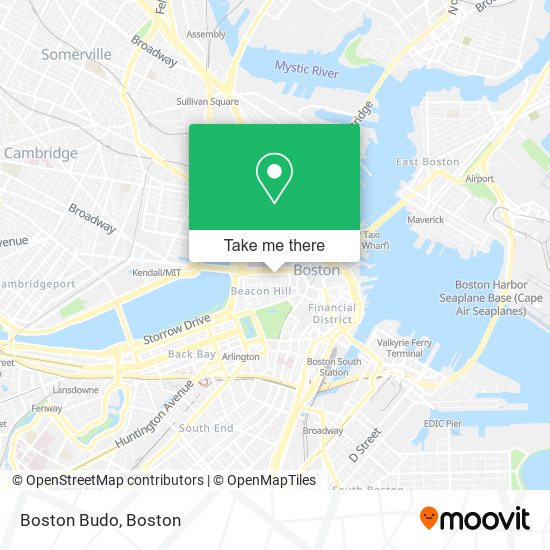 Boston Budo map