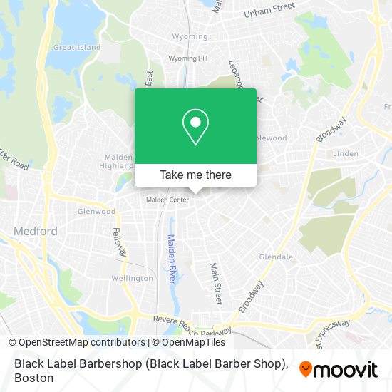 Mapa de Black Label Barbershop (Black Label Barber Shop)