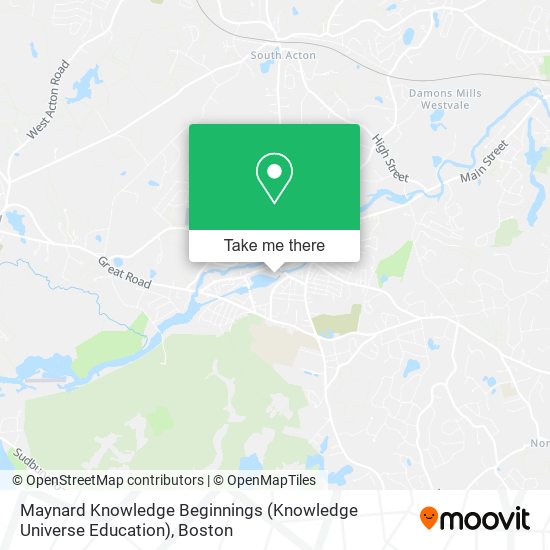 Maynard Knowledge Beginnings (Knowledge Universe Education) map