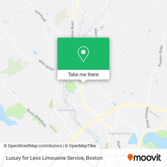 Luxury for Less Limousine Service map