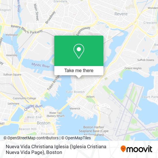 Mapa de Nueva Vida Christiana Iglesia (Iglesia Cristiana Nueva Vida Page)