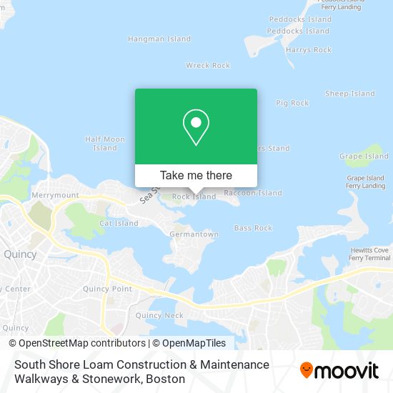 South Shore Loam Construction & Maintenance Walkways & Stonework map