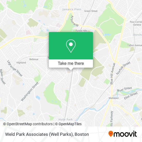 Weld Park Associates (Well Parks) map