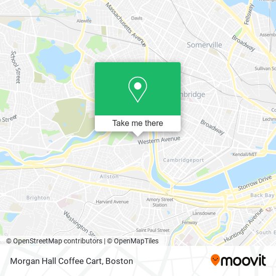 Mapa de Morgan Hall Coffee Cart