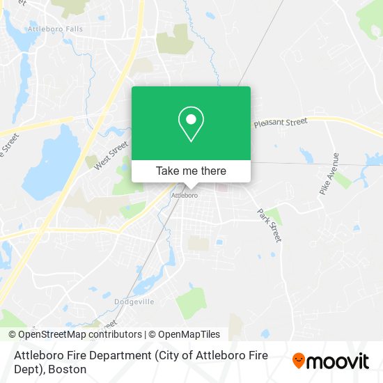 Attleboro Fire Department (City of Attleboro Fire Dept) map
